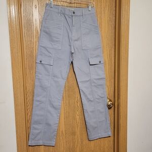 Madewell Women's Gray 90's Straight Cargo  Pants Size 27